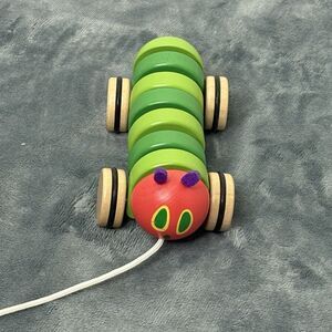 Eric Carle Hungry Caterpillar Green Wooden Baby/Toddler Toy Montessori Toy